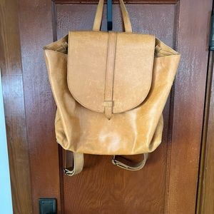 ABLE leather backpack